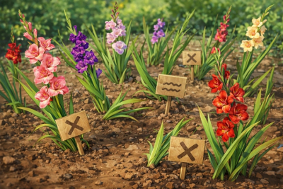 3 ошибки при посадке гладиолусов, которые портят красоту всей клумбы