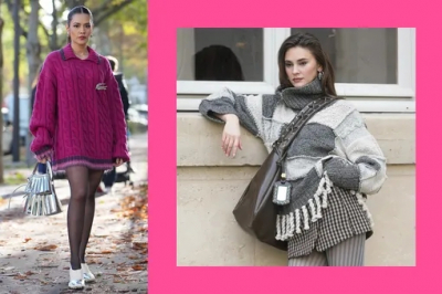 Самый модный свитер сезона: как его носят инфлюенсеры